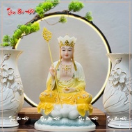 Marbled Ksitigarbha Bodhisattva Statue, Ksitigarbha Stone, high-quality gold and stone Ksitigarbha B