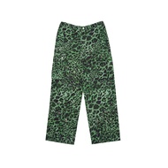 SP25 LEOPARD PRINT CARGO PANTS - (GREEN)