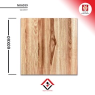 granit 60x60 - motif kayu glossy - Torch Nk6059