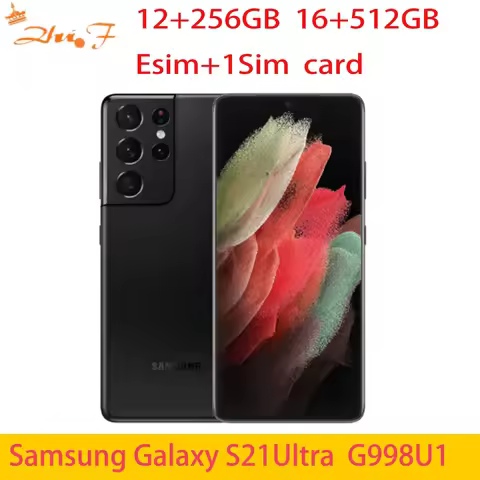 Samsung Galaxy s21 ultra 5G Smartphone, G998U1, g998U,G998N 128GB 256GB 16G 512GB, Snapdragon, NFC, 