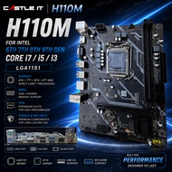 Castle IT Intel H311-DS4 H110M 6th 7th 8th 9th Gen Core i3 i5 i7 Intel LGA1151 Motherboard DDR4