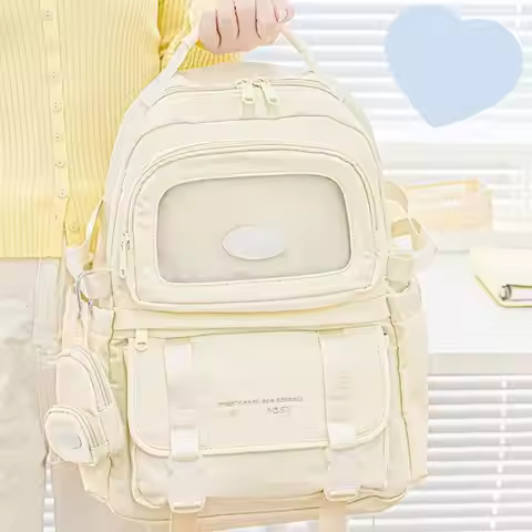 Ita Bag Backpack Lovely Pins Display Backpack Handbags with Inserts Ita Bag Backpack Daypack Travel
