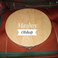 Pine Wood Cutting Board Round Cutting Board/ 38.5 cm 4 cm THICK/