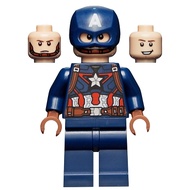 LEGO SH736 CAPTAIN AMERICA MINIFIGURE with shield accessories SUPERHERO 76260 76189