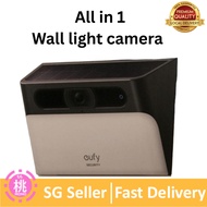eufy Security Solar Wall Light Cam S120, Solar Security Cameras Wireless Outdoor, 2K Camera,No Month