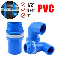 PVC Pipe Connector Aquarium Inlet Outlet Connector Fitting for Garden Aquarium Drain Pipe Aquarium T