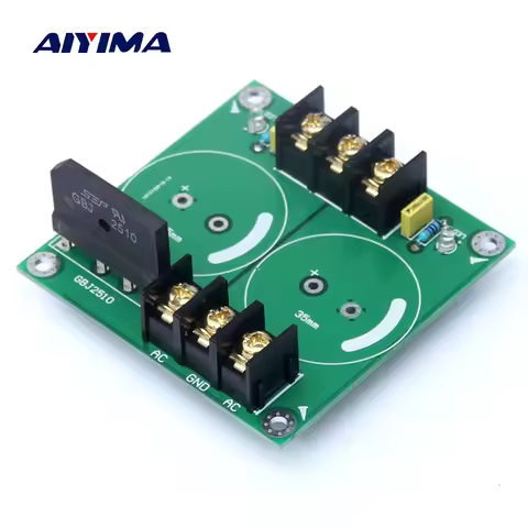 AIYIMA 20A High Power Audio Amplifier Single Bridge Rectifier Filter PCB Supply Power Board DIY