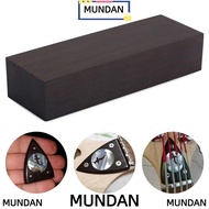 MUNDAN Ebony Lumber, Instruments Tools DIY Material Ebony Wood, Multi-application 120*40*25mm Blank 