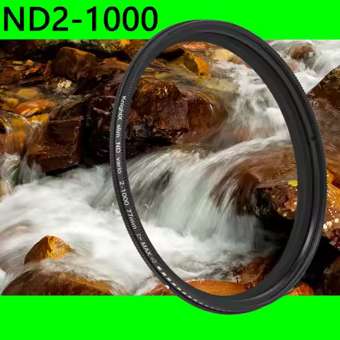 Adjustable ND2-1000 Filter Neutral Density Camera Lens Filter 52 mm 67mm 77mm For Sony a6000 accesso