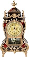 Nannday Vintage Table Clock, Antique Home Hotel Decorative Desk Alarm Clocks(Brown)