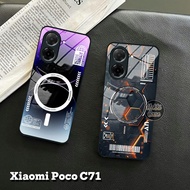 Case For poco C71 - Softcase Glass poco C71 - Casing poco C71 - Silicone For poco C71 - Case Compati
