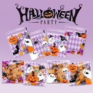 AiGooTan - HALLOWEEN COOKIES PLASTIC 10x10 CM - Halowin HALLOWEEN Medan Snack Cookie Packing Bag