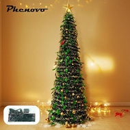 phenovo Artificial Christmas Tree Window Easily Install Porch Enterway Xmas Tree (4.9 Feet) Artifici