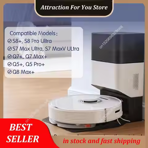 Hot Selling 16 Packs Disposable 2.5L Vacuum Bags For Roborock S8 Pro Ultra, S8+, S7 Max Ultra/Maxv U