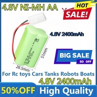 For Rc Toys Cars Tanks Robots Boats Guns 4.8v Rechargeable Battery Pack SM Plug with Cable 4.8V Batt