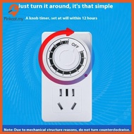 Pinkcat 12/24 Hours Cyclic Timer Switch Kitchen Timer Outlet Loop Universal Timing Soet Mechanical T