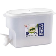 Beverage Fridge Plastic Drink Dispenser, Beverage Dispenser With Spigot 1 Gallon Iced Juice Lemonade