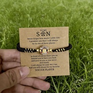 Football Bracelet Manchester United Royal Malaysia Arsenal Fan Merchandise Braided Bracelet Niche Gi