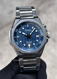 Brand New Citizen Series 8 Blue Textured Dial Automatic Divers Watch NB6060-58L