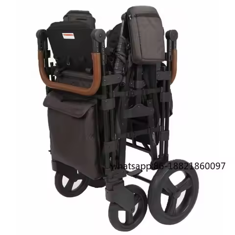 Keenz XC+ Luxury Comfort 4 Passenger Stroller Wagon - Charcoal Black
