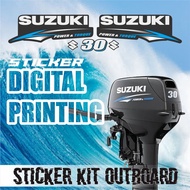 MESIN Suzuki 30PK 2018 Outboard Engine STICKER STICKER - SUZUKI 30PK BOAT Outboard Engine