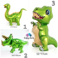 HIJAU Dinosaur Foil Balloon Green 3D Full Body Dinosaur Balloon/