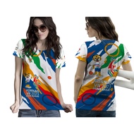 Jersey T-Shirt Fornas VII West Java 2023 Fullprint Latest Art 9Wanita
