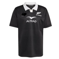 2025-26 All blacks Round Collar Jerseys Men Short Sleeve Rugby Football Shirt High Quality II 1:1