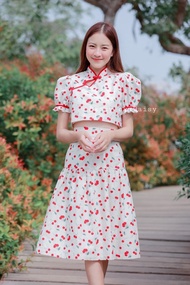 Daisy by Daisy Cherry Qipao Set (เฉพาะกระโปรง)