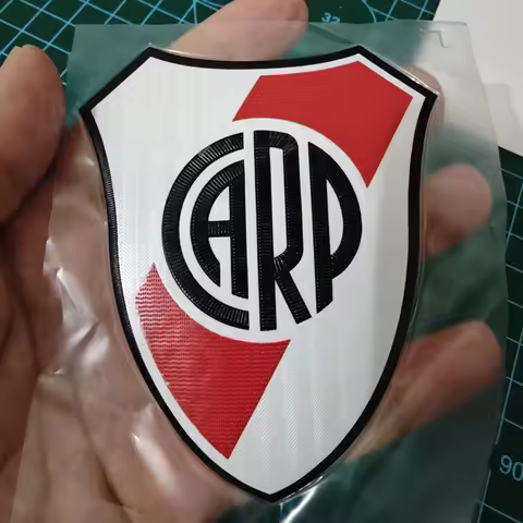 Customize Football Badge Top Tpu Logo Iron on Soccer Patches 8.5*7cm
