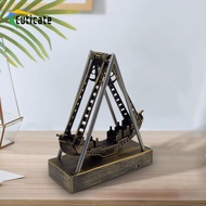 Cuticate Electronic Swinging Pirate Ship Perpetual Motion Instrument, Home Accessories, Art Pirate S