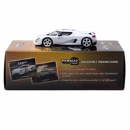 TARMAC WORKS 1/64 T64G-TL051-WH KOENIGSEGG CC850 WHITE WITH TARMAC CARDS COMBO SET