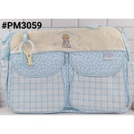 Precious Moments Diaper Bag XL Blue - I Believe In Miracles PM3059