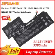 AP16A4K 11.25V 38Wh 3380mAh Replacement Laptop Battery for Acer N17P2 Swift 1 SF113-31 AO1-132 N17P2