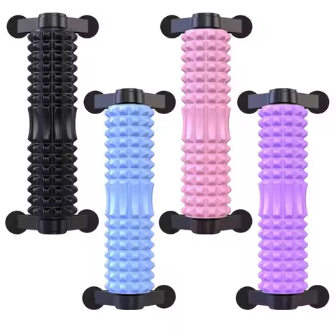 Massage Tool Solid Foam Foam Roller Suction Cup Muscle Relaxation Tool Yoga Column Massage Stick Yog
