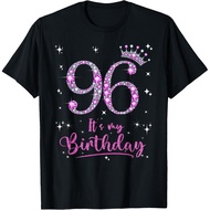96 It'S My Birthday 96 Years Old 96Th Birthday Gift T-Shirt
