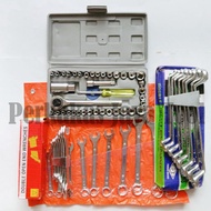 Wrench Package Wrench Set + Wrench Ring Set + Wrench Set + Socket Wrench Set 40 pcs