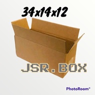 Cardboard box packing 34x14x12