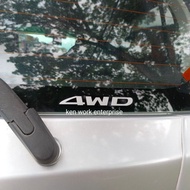 sticker 4wd car sticker