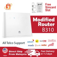 READY STOCK IN MALAYSIA B310 Unlocked Modify Modem 4G Router B310 Unlimited WiFi Tethering modem