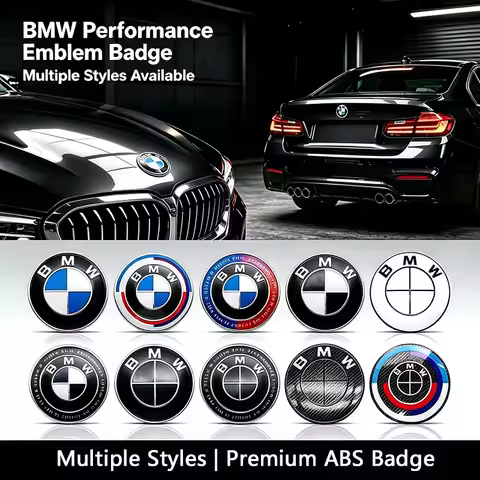 82/74mm Replacement Logo Car Hood Trunk Emblem Badge for BMW E46 E90 F30 F10 G20 3 5 Series X5 X6 50