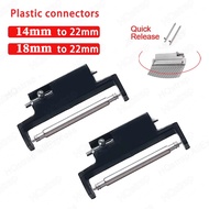 1 Pair Adapter Watch Band Connector 14mm 18mm To 20mm Plastic Connectors watches Accessories