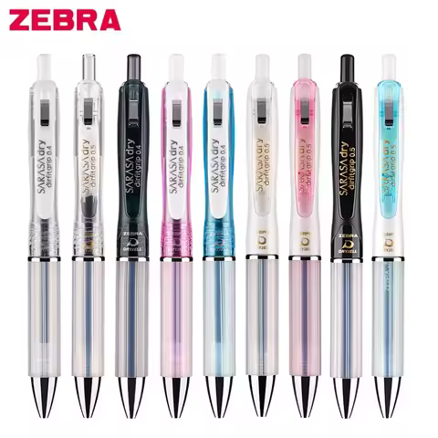 Japanese stationery Zebra SARASA Dry Gel Ink Pen JJZ49 Airfitgrip 0.5MM Ballpoint Anti Fatigue Smoot