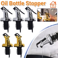 Press Type Kitchen Oil Bottle Liquor Dispenser Leak-proof Stopper / Reusable Condiment Seasoning Bottles Nozzle