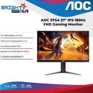 AOC 27G4 27" FHD 180Hz IPS Gaming Monitor