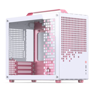 เคส เล็กหรู สีขาว ชมพู มีหูหิ้ว มือ1 Jonsbo Z20 White Pink MicroATX mini Case