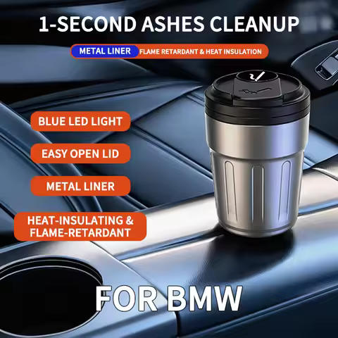 Exquisit Car Ashtray Coffee Cup Style Interior Accessories For BMW 1 2 3 4 5 6 7 8 Series X1 X2 X3 X