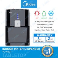 MIDEA Water Dispenser Tabletop Hot Ambient Cold Penapis Air Desktop Water Purifier Midea 1662 - Comp