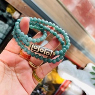 Lam_ngoc mixed dzi chain with 9 neck eyes