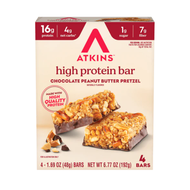 Atkins High Protein Bar Chocolate Peanut Butter Pretzel